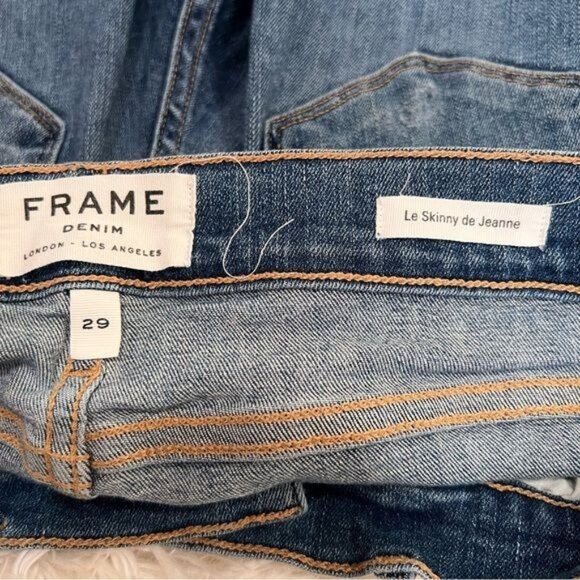 Frame Le Skinny Jeanne Kitty jeans size 29 - Picture 5 of 10